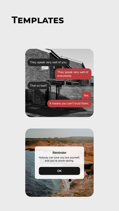 Splitext: Text posts & stories Screenshot