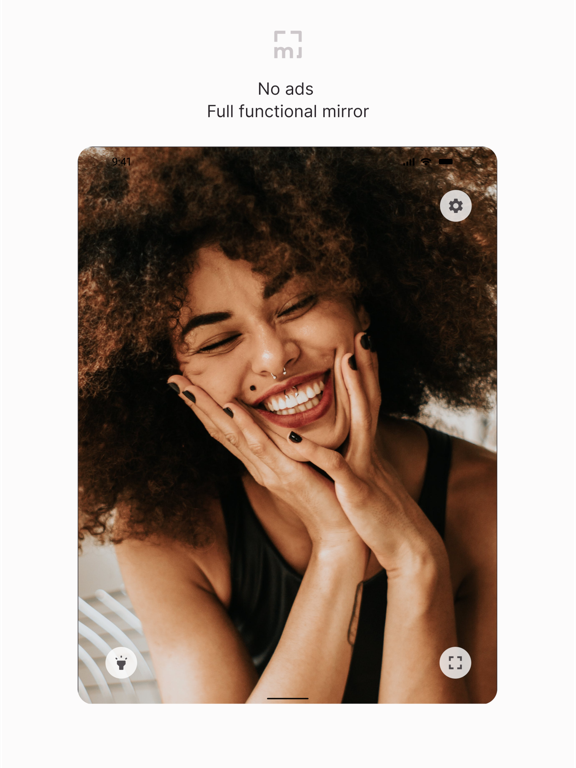 Mirrolizer: Stabilized Mirror iPad screenshot 2 - Photo & Video app