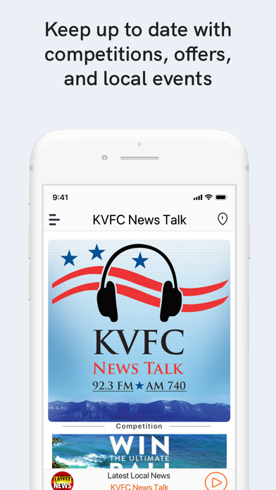 KVFC News Talk Screenshot