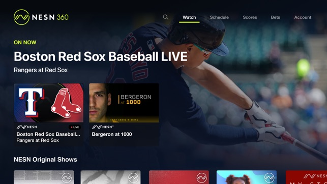 NESN 360 Will Let You Stream Red Sox, Bruins Games Without Cable