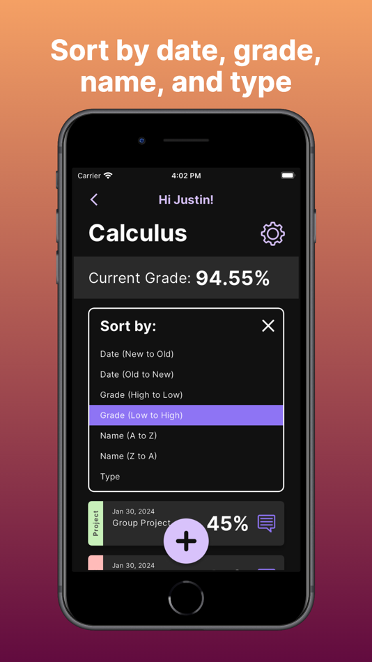 #3. Grade-Hound (iOS) 由: Justin Huang