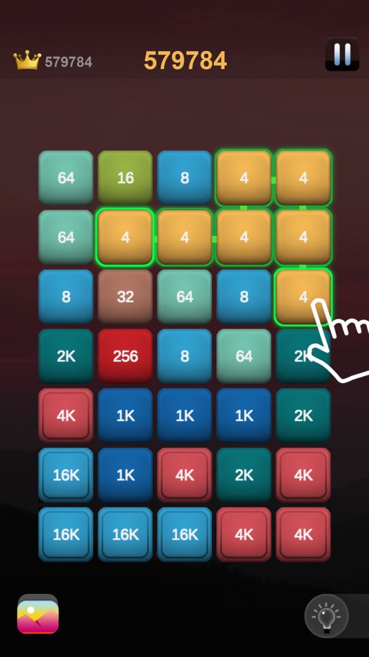 #4. 2248 - link 2048 merge puzzle (iOS) 由: MINDWAYTECH CONSULTING SERVICES PRIVATE LIMITED