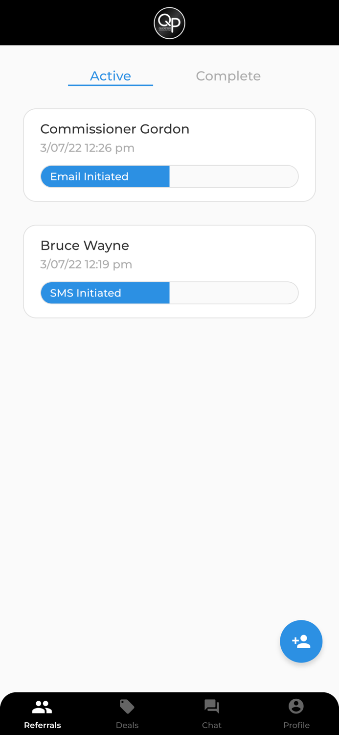Quickpros Partner App