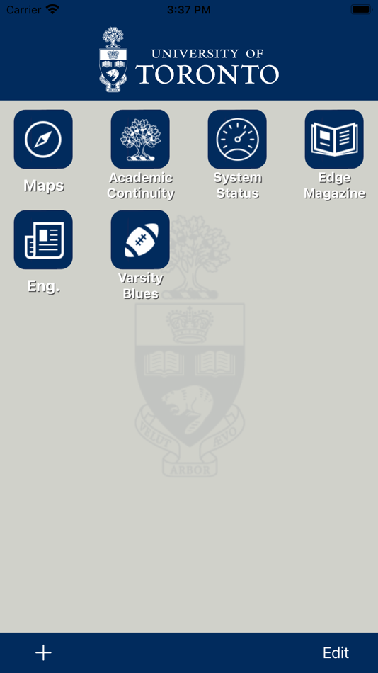 #4. U of T Mobile (iOS) By: University of Toronto