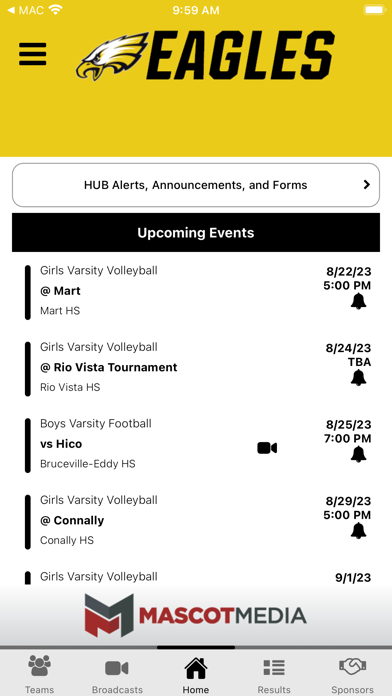 Bruceville-Eddy Athletics Screenshot