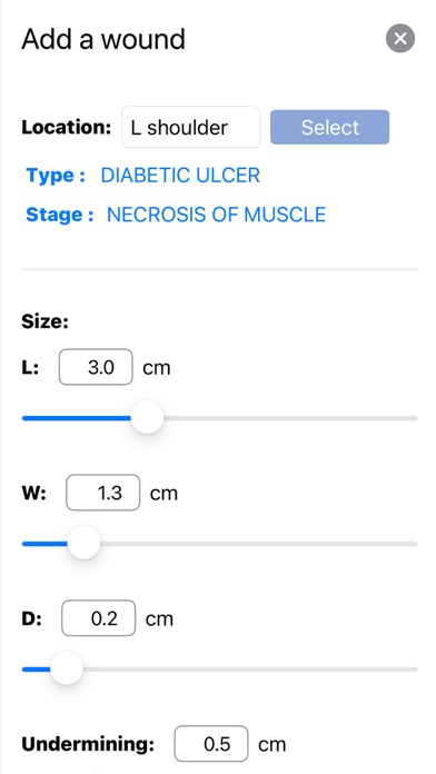 Savvy Wound Report iPhone screenshot 4 - Utilities app