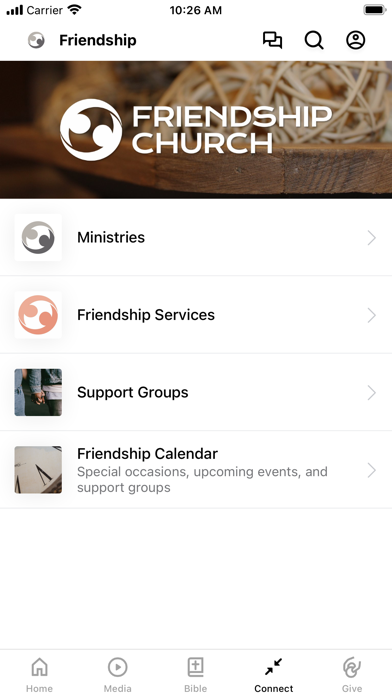 Friendship Church App Screenshot