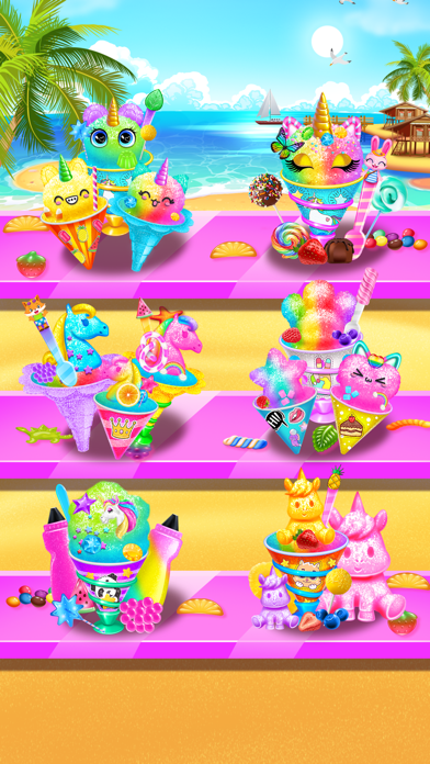Rainbow Frozen Snowcone Maker Screenshot