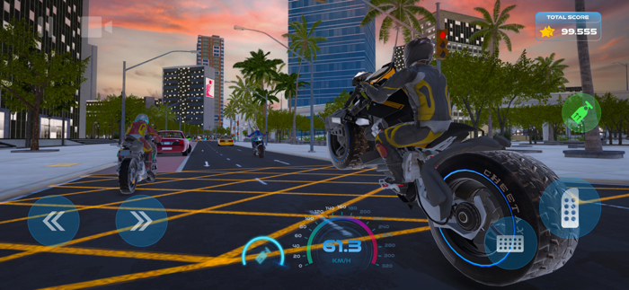 Moto Racer 2044 Game Simulator