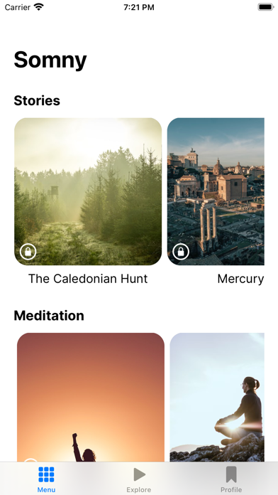 Somny - Sleep and Meditation Screenshot