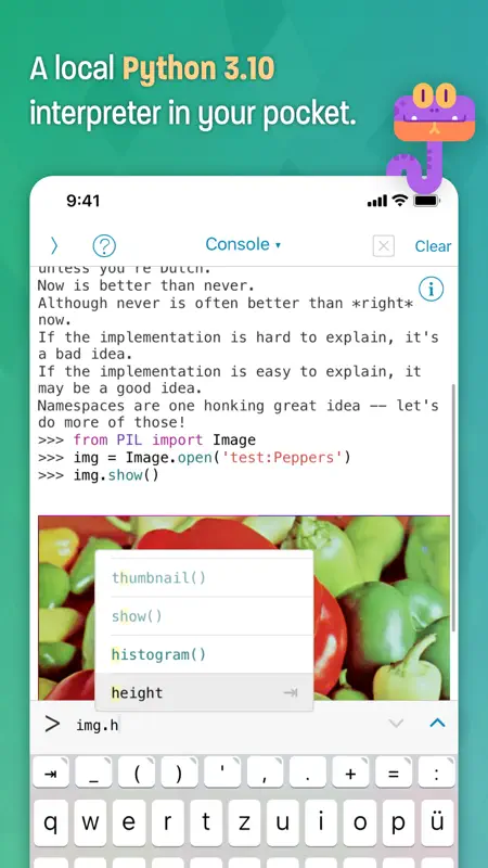 Pythonista 3 screenshot 1 of 5