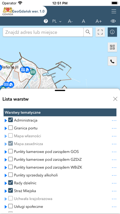 GeoGdańsk Screenshot