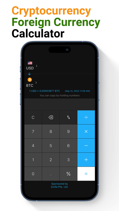 Crypto & FX Payment Calculator Screenshot