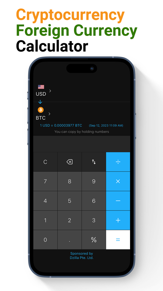#1. Crypto & FX Payment Calculator (iOS) 由: Dzilla Pte. Ltd.