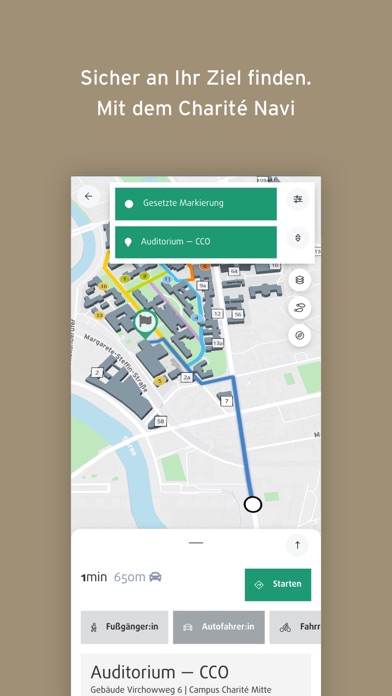 Charité Navi screenshot 4