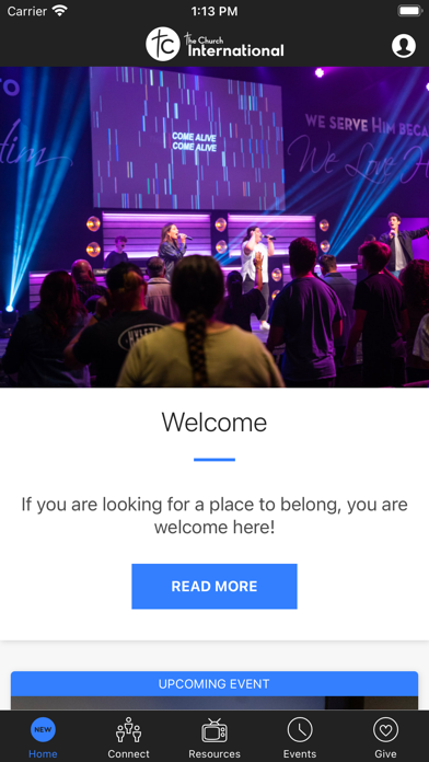 The Church International App Screenshot