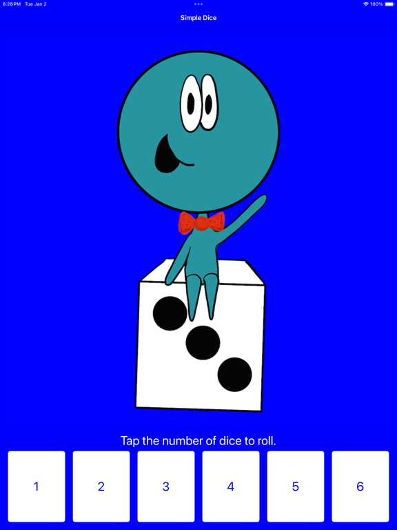Screenshot #4 pour Simple Dice: Roll 1-6 Dice!