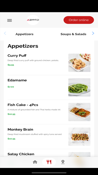 Zato Thai Cuisine Screenshot
