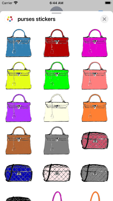 purses stickers Screenshot