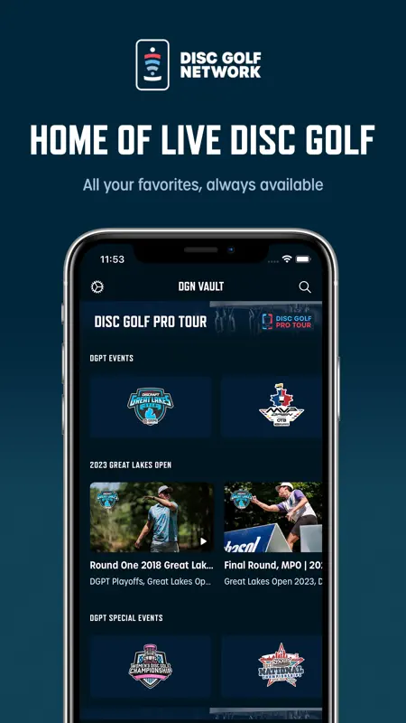 Disc Golf Network screenshot 1 of 2