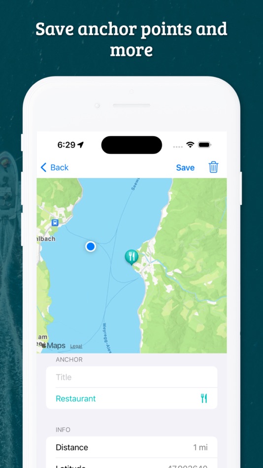 #2. The Anchors: Marine navigation (iOS) 来自: Philipp Baldauf
