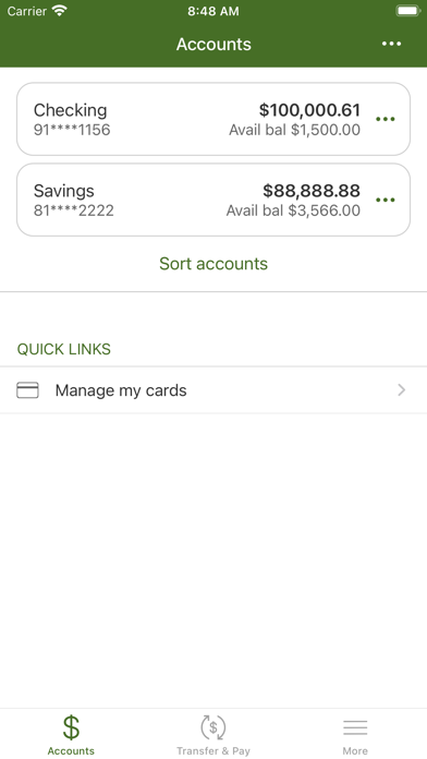 Schuyler Savings Bank Screenshot