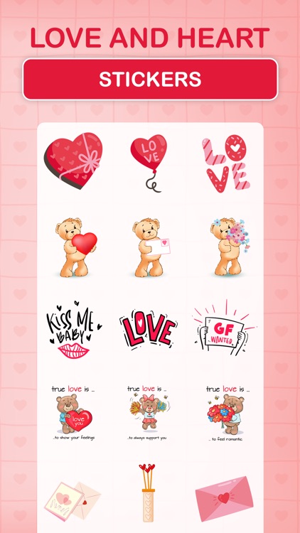 Love & Heart Stickers