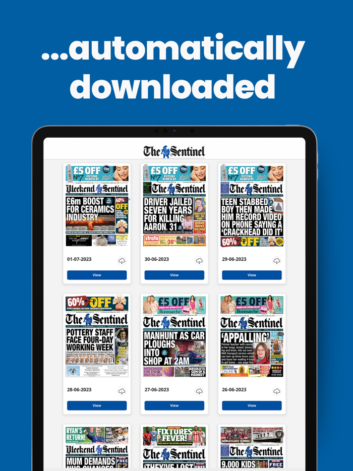 Stoke Sentinel Newspaper