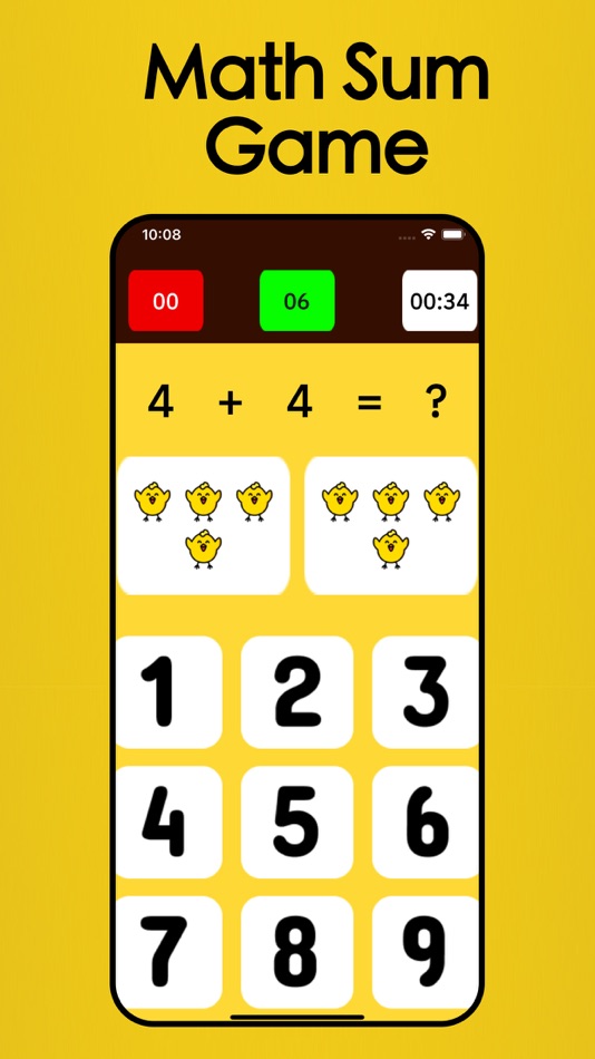 #4. Math Sum Game (iOS) By: Rashid Zia