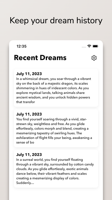DreamAI: Dream Interpreter AI Screenshot