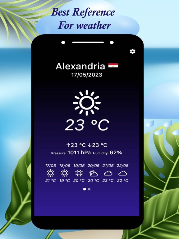 Weather - forecast & Sun App iPad screenshot 5 - Weather app