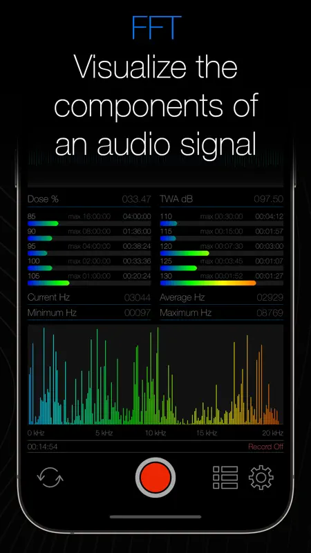 dbDOSE Decibel Sound Meter screenshot 5 of 8
