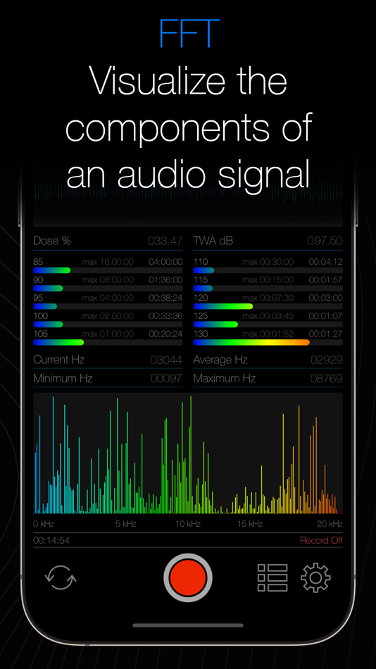 #5. dbDOSE Decibel Sound Meter (iOS) Ved: Michael Weber