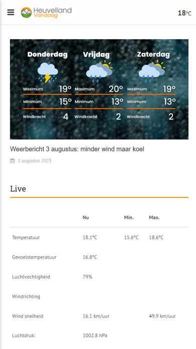 Heuvelland Vandaag Screenshot