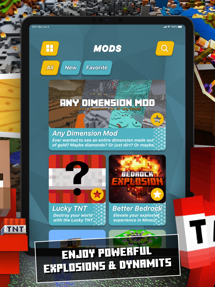 TNT Mods Addons for Minecraft