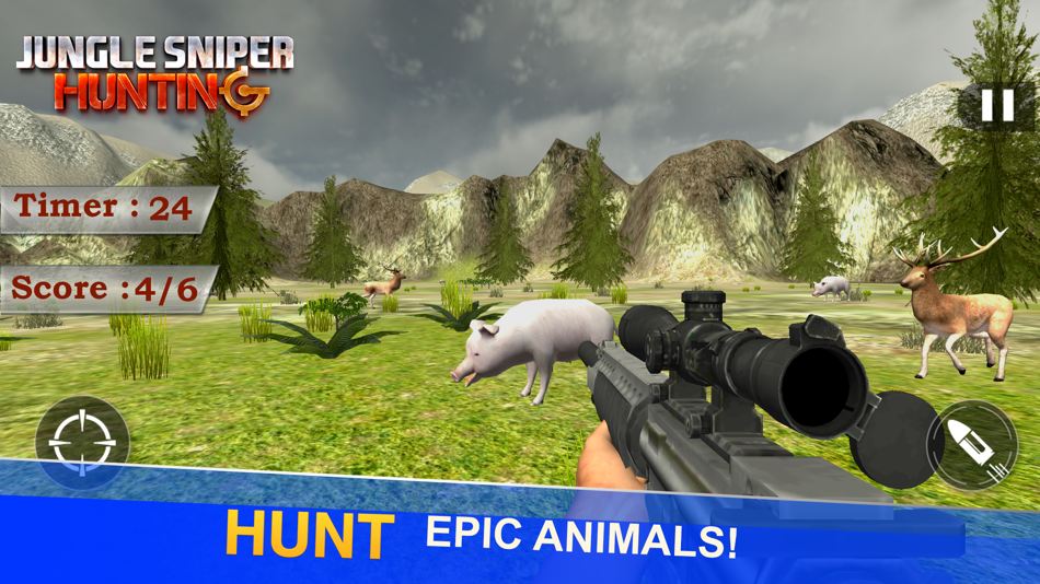 #3. Jungle Sniper Hunting Game (iOS) 来自: Atif Mumtaz