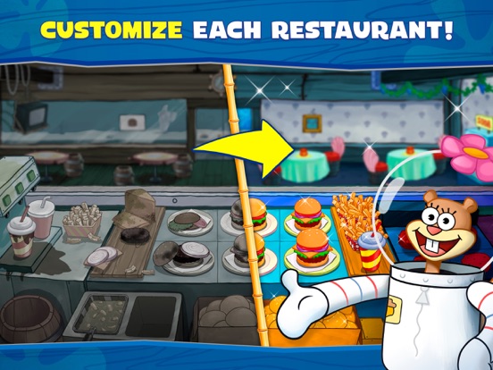 SpongeBob: Krusty Cook-Off iPad app afbeelding 5