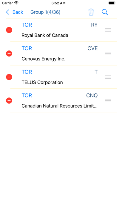 Stocks - Canada Stock Quotes Screenshot