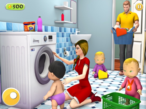 Triplet Baby Mother Simulator