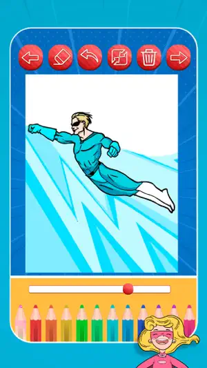 Superheroes Paint and game screenshot 3
