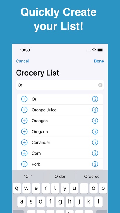 Shoppylist: Grocery List Screenshot