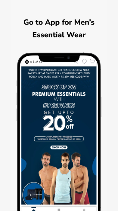 Almo - Men's Essential Wear Screenshot
