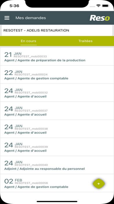 Screenshot #3 pour Reso Emploi