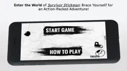 survivor stickman iphone screenshot 1