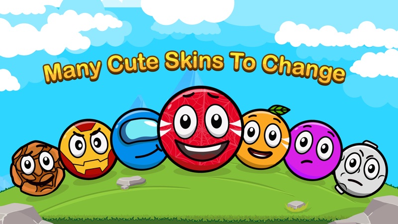 Red Hero Ball: Roller Ball 4 screenshot 3