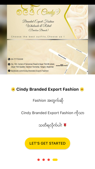 Cindy Branded Export Fashion Screenshot