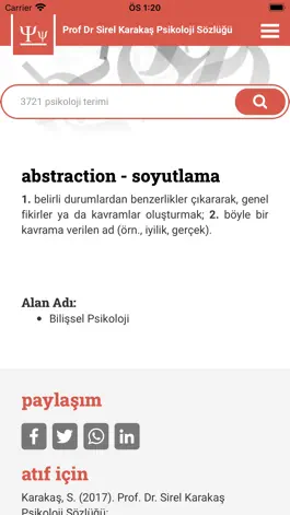 Game screenshot Psikoloji Sözlüğü hack