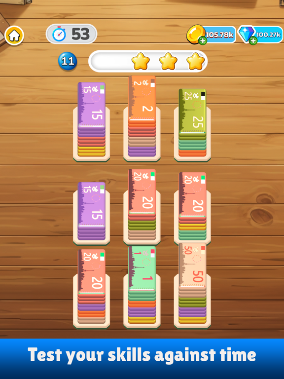 Money Color Sort iPad screenshot