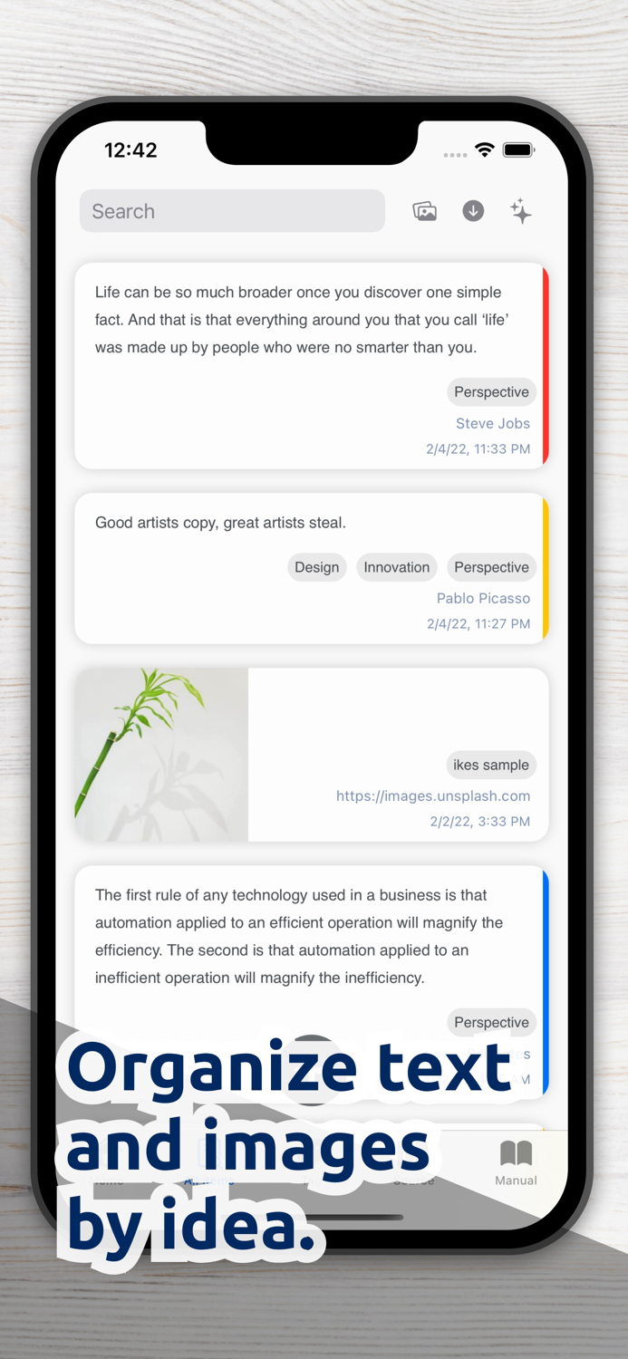 Ikes idea note management