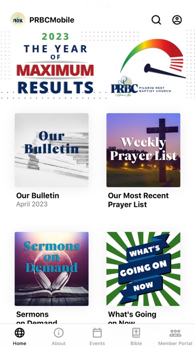 PRBCMobile App Screenshot 1 - AppWisp.com